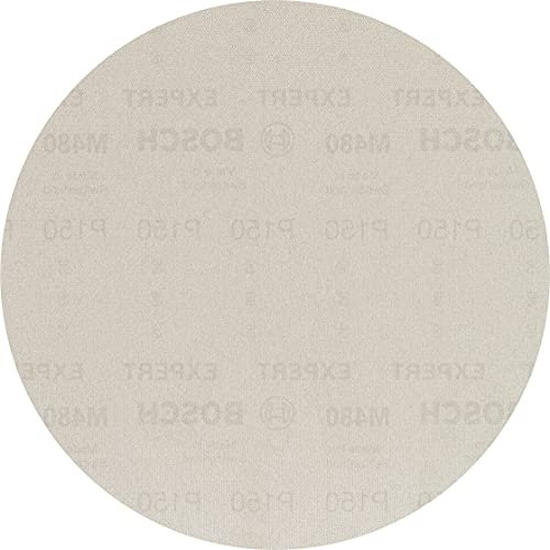 Bosch 25x EXPERT M480 Schleifnetz (für Trockenbauwand, Hartholz, Ø 225 mm, Körnung 150, Professional Zubehör Trockenbauschleifer)