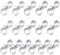 DAANYAP 16 PCS Kennel Clamps, Chain Link Fence Panel Clamps, Galvanized Steel Fence Saddle Clamps for Dog Kennels, Temporary Fences, Farms