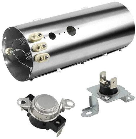Elemento calefactor de repuesto para secadora Electrolux Frigidaire Elemento calefactor 134792700 137032600 limitador térmico 3204267 compatible con piezas de secadora Kenmore Elite 4178 Series