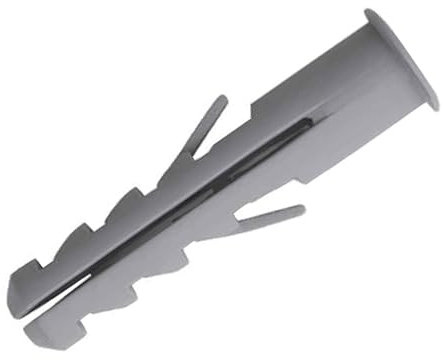 Kippen 9031B1 - Confezione da 100 Tasselli in Nylon con Bordo. Misura 6x25 mm.