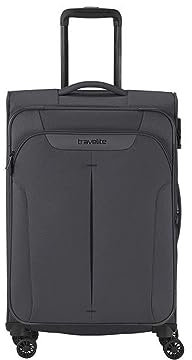 Travelite Croatia - 4-Rollen-Trolley M 67 cm erw. anthrazit
