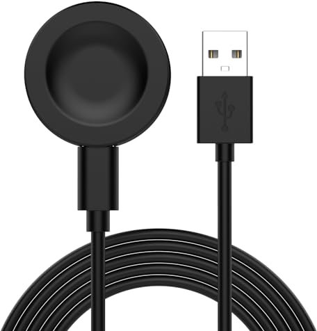 Discool - Cavo di ricambio compatibile con Huawei Watch GT4 (46 mm/41 mm)/orologio 4/4 Pro, cavo USB magnetico Charger Stand Smart Watch Accessori (1 M/3,3 FT)