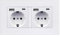 Enchufe Doble de Pared 250V 16A. Toma de Corriente Empotrada. Enchufe Múltiple con 2 Tomas, 2 USB-A, 2 USB-C 5V 2100mA de Carga Rápida. Enchufe Europeo Interior.
