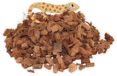 ProFlora® Terrarium Bodengrund - Biologisch abbaubare Hackschnitzel aus Kokosnussschalen (10 Liter)