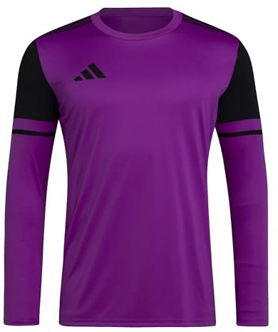 adidas Men's SQUADRA25 Goalkeeper Jersey Long Sleeve, Flash Pink/Black, L