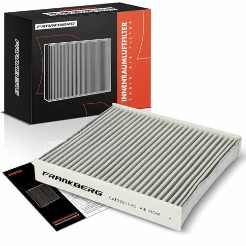 Frankberg Filtro aria abitacolo Filtro a carboni attivi Compatibile con Clio IV BH 2012-2024 E-Tech SUV Elettrico 2021-2024 II 2012-2024 Replace# 272777968R