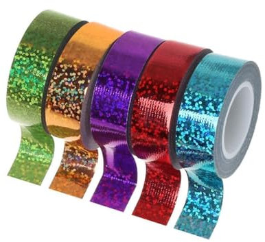 Vdaxvme Rhythmische Gymnastik Holographische Prismatische Band Reifen Aufkleber Farbe Wasserdicht Scrapbooking Aufkleber