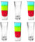 Chabrias Ltd Indro Tall Vodka Shot Glasses with Thick Base, Shot Glasses Set, Dishwasher Safe (6, 60ml (2oz))