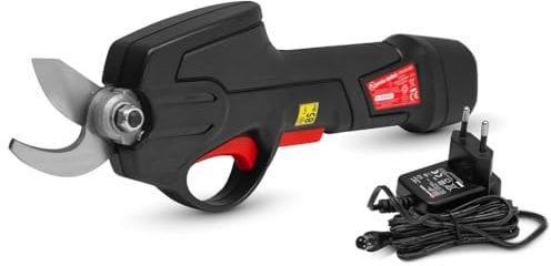 Sécateur rechargeable 7.2V lithium livré avec batterie intégrée et chargeur - Elem Garden