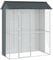vidaXL Voliere Anthrazit 215x110x247 cm Stahl