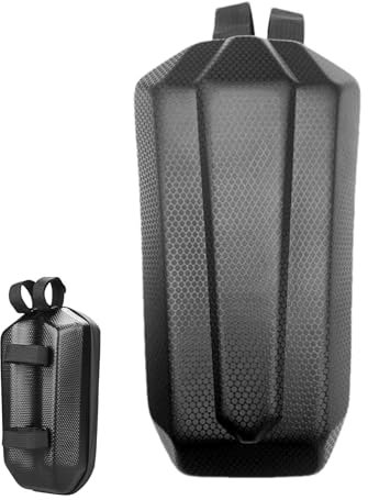 Scooter Front Bag Accessories Sac Guidon 3L Imperméable pour Téléphone Portefeuille - Pochette De Stockage Rigide pour Trottinette Électrique 25cm