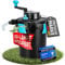 Teicher Teichdruckfilter mit UV Lampe, Teichschwämmen Teich Filteranlage Teichfilter Filterpumpe für Gartenteich & Koi Teiche Druckfilter 4.000 l/h