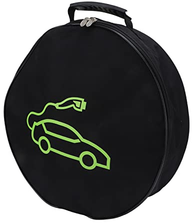 Hamwesh EV Cable Bag, Large Capacity Oxford Cloth 600D Charging Cable Organizer with Sturdy Carry Handle for Electric Vehicles Car Extension