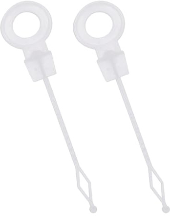 Universal Fridge Freezer Drain Hole Plunger Refrigeration Plunger,2pcs | Mini Fridge Drain Hole Cleaning Tool Fridge Accessories Drain Unblocker for Families,Restaurants(white,9.5cm)