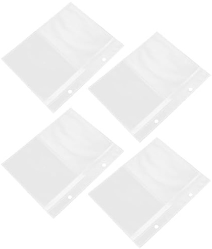 Healifty 20 Stück Transparente Fotohüllen 4 Zoll Doppelseitige Foto Nachfüllseiten aus Kunststoff für Fotoalben Sichere Aufbewahrung von Fotos und Postkarten
