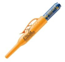 Pica Ink Tieflochmarker rot (1,5mm) I Original Picastift für Handwerker I Tiefenmarker wasserfest I Marker Stifte für Bohrlöcher I Markierstifte Baustelle I Bohrlochmarker Baustellenstift