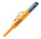 Pica Ink Tieflochmarker rot (1,5mm) I Original Picastift für Handwerker I Tiefenmarker wasserfest I Marker Stifte für Bohrlöcher I Markierstifte Baustelle I Bohrlochmarker Baustellenstift
