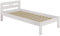 Erst-Holz® Jugendbett Einzelbett 80x200 Massivholzbett Kiefer weiß Futonbett Rollrost Gästebett 60.64-08 W