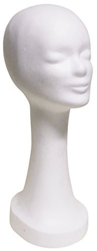 FP - Styroporkopf extra hoch ca. 45 cm! - Farbe nach Wahl - TOP Marken-Qualität aus deutscher Herstellung (weiss)