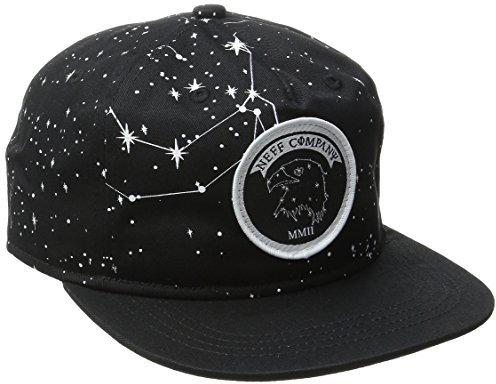 Neff Constellation D Decon Cap Baseball, schwarz, Einheitsgröße