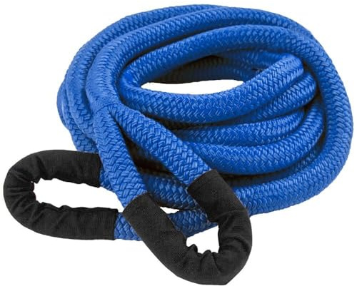 DitchPig 447521 Kinetic Energy Vehicle Recovery Double Nylon Braided Rope, 7/8 x 20'