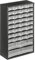 Stahlmagazin Kleinteilemagazin 311x135x510mm 35 Fächer, inkl. 20 Facheinteiler