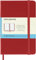 Moleskine Classic Notebook, Taccuino con Pagine Puntinate, Copertina Rigida e Chiusura ad Elastico, Formato Pocket 9 x 14 cm, Colore Rosso Scarlatto, 192 Pagine