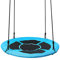 Yorbay Upgrade Balançoire nid d'oiseau pour Enfants Rond Bleu foncé Capacité de Charge 300 kg (Diamètre 120 cm)