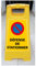 Chevalet de signalisation - Défense de Stationner - Dimensions 600x300mm
