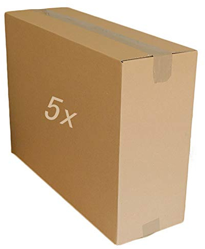 OFFICE CENTRE 5 x Large Strong Cardboard Boxes Multi Size Postal House Moving Cartons 21 x 8 x 16