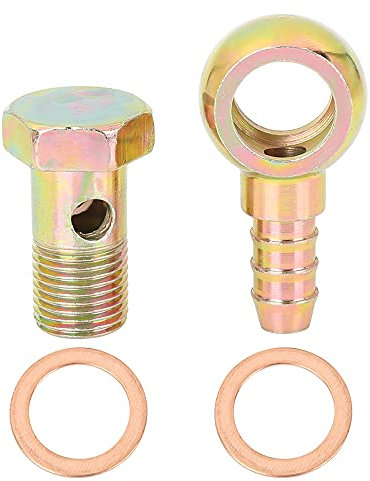 X AUTOHAUX Hohlschraube 16mm Motorrad Bremse Banjo Hohlschrauben Fittings Bolt Washer Kit M16x1,5
