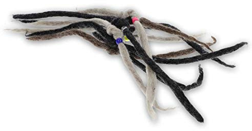 Kunst und Magie Filz Haargummi Dread scrounchi Xl bunt