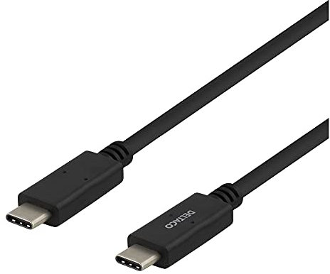 DELTACO USBC-2003M USB-Kabel, 3 m, USB 2.0, Schwarz