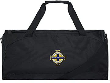 FOCO World Cup Euros Football Northern Ireland Fan Recycled Black Duffle Bag