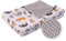 ULLENBOOM ® Babydecke 70x100 cm, Grau-Faultiere (Made in EU) - Baby Decke Neugeborenen, Aus 100% OEKO TEX Baumwolle, ideal für Kinderwagen