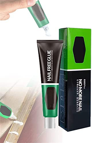 All-Purpose Glue,Nail-Free Glue Adhesive Sealant,Quick-Drying No-Punch Adhesive,Welding High-Strength Oily Glue,Super Glue All Purpose Adhesive for Resin Ceramic Metal Glass (1Pcs)