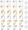 Wewaysmile 40pcs Clip-on Earring Backs Convertor - Non-Pierced Ear Clips & Screw Backs for Women