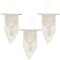 INFUNLY 3 Set DIY Makramee-Set Für Erwachsene, Makramee-Wandbehang, Boho-Heimdekoration, Boho, Gewebtes Makramee-Hängeset Für Kinderzimmer, Schlafzimmer, Wohnung, Schlafsaal, Raumdekoration