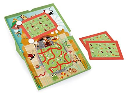 SCRATCH 276182276 Magnetisches Lernspiel Labyrinth Garten, 1 Spieler, für Kinder ab 5 Jahren