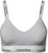 Calvin Klein Damen BH Bralette Lightly Lined Vorgeformt, Grau (Grey Heather), L