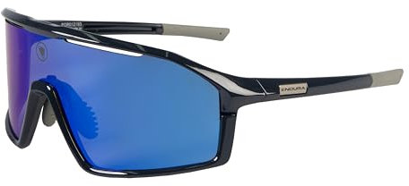 Endura Unisex Erwachsene Gabbro Radbrille II | HD-Gläser | Wrap-Around-Ausführung | Antibeschlagbeschichtung Brille, Blau, Einheitsgröße