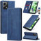 Jasonyu Funda para Xiaomi Redmi Note 12 5G/Poco X5 5G, Cuero PU Carcasa, Tipo Libro Flip Case con Tarjetas y Cartera, Soporte Plegable, Cierre magnético, Capa (Azul)