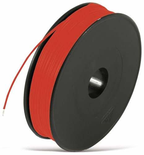 Unbekannt Schaltlitze, 1x0,14, 100m Spule, rot, PVC, für Schwachstromanlagen, Fernmeldegeräte, elektronische Baugruppen