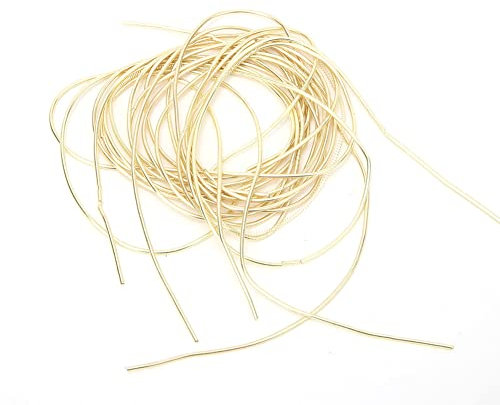 Französischer Bullion-Draht, Stickerei, Französischer Draht für die Schmuckherstellung, Stickgarn Kupferdraht Nähen Nähen Glanz 1,5 mm Durchmesser Manuelle DIY-Saite