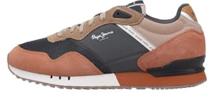 Pepe Jeans London Grade Leder Sneakers grün, braun
