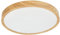 EDO, Deckenlampe LED Deckenleuchte Flach PERETI LED 18W Holzring 29,5cm, 3000K Warmweiß, 1800lm, badezimmer lampe,ceiling light, plafondlamp, led deckenleuchte, IP44, EDO777612