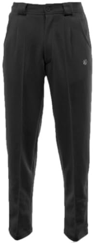 Green Play CHOOSE TO PLAY Men's Professional Sports Trousers Bowling Pant - Regular & Short Leg Lengths (UK, Waist & Inseam, 36, 29, Black)