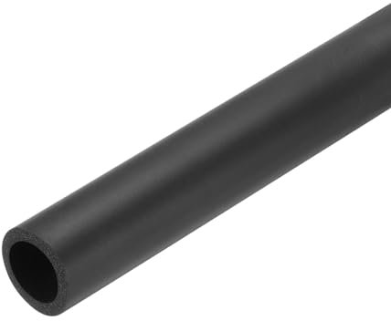 QUARKZMAN 61cm Rohrisolierung Schaumstoff, Durchmesser 20mm Isolierstärke 5mm Heizungsrohr Verkleidung für Fitnessgeräte, Rohre, Handhaben (Schwarz)