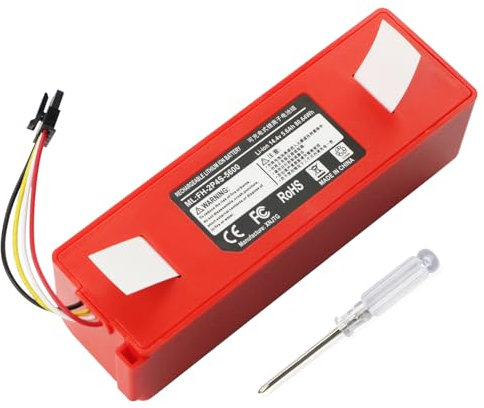 ANTIEE 80.64Wh Vacuum Cleaner Batteria per Xiaomi T7 T60 BRR-2P4S Q7 Max Q7 Max+ S5 S5 Max S51 S55 S6 S6 Max S6 Pure Xiaomi BRR-2P4S-5200S BRR-2P4S-5200D avec Aspirateurs 14.4V 5600mAh