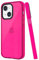KIOMY Neon Hot Pink Case for iPhone 13 6.1 Inches Shockproof Bumper Protective Silicone Stylish Clear Jelly Cute Cell Phone Back Cover with Bright Vibrant Color for Girls Women